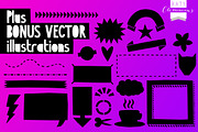CUT AND RUN font, a Sans Serif Font by Katy Clemmans (Thumbnail 5 of 6)