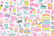 Stationery Clipart Bundle SVG, an Object Graphic by Sparkle & Speckle (Thumbnail 2 of 4)