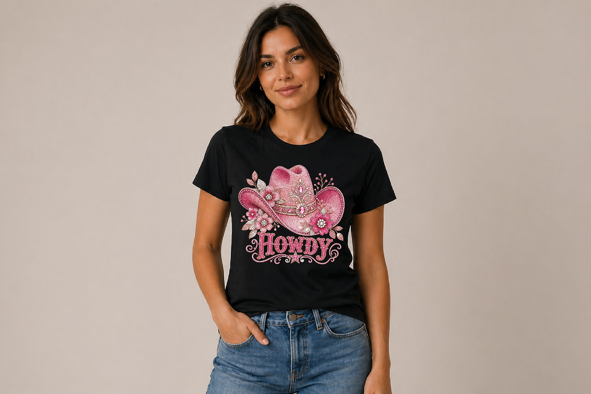 Pink Howdy Cowgirl Hat PNG, a Sport Illustration by Pixels.Craft (Photo 5 of 8)