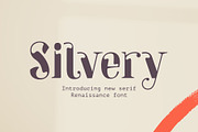 Silvery renaissance serif font, a Serif Font by kaer_shop (Thumbnail 1 of 6)