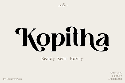 Kopitha - Modern Serif Font