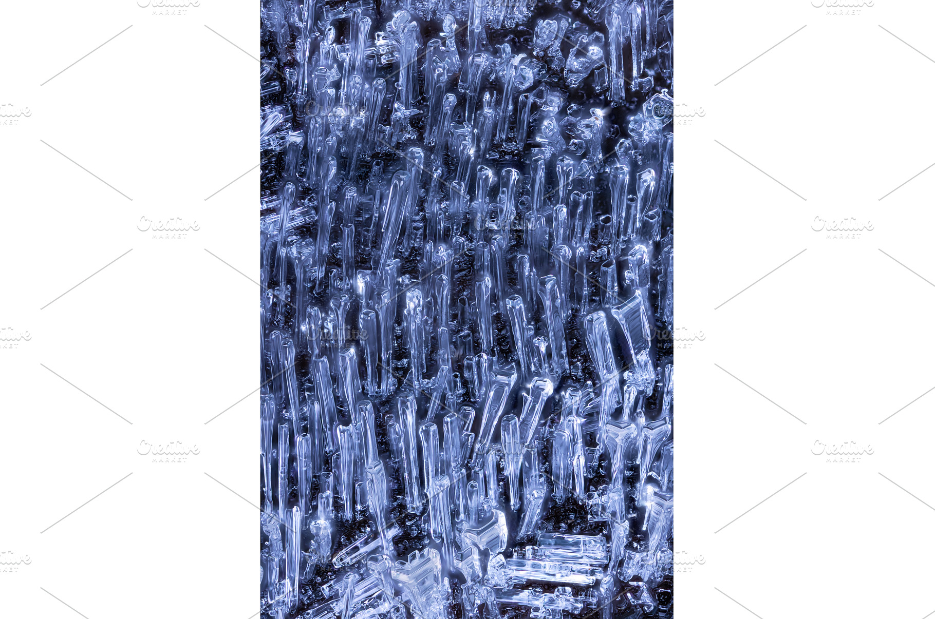 Frost Ice Crystals Formed on the, a Background Photo by Lukas Jonaitis SHOP