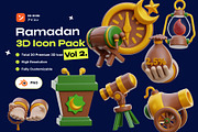 Ramadan 3D Icon pack vol 2., a Food & Drink 3D Model by orenjidesign (Thumbnail 1 of 8)