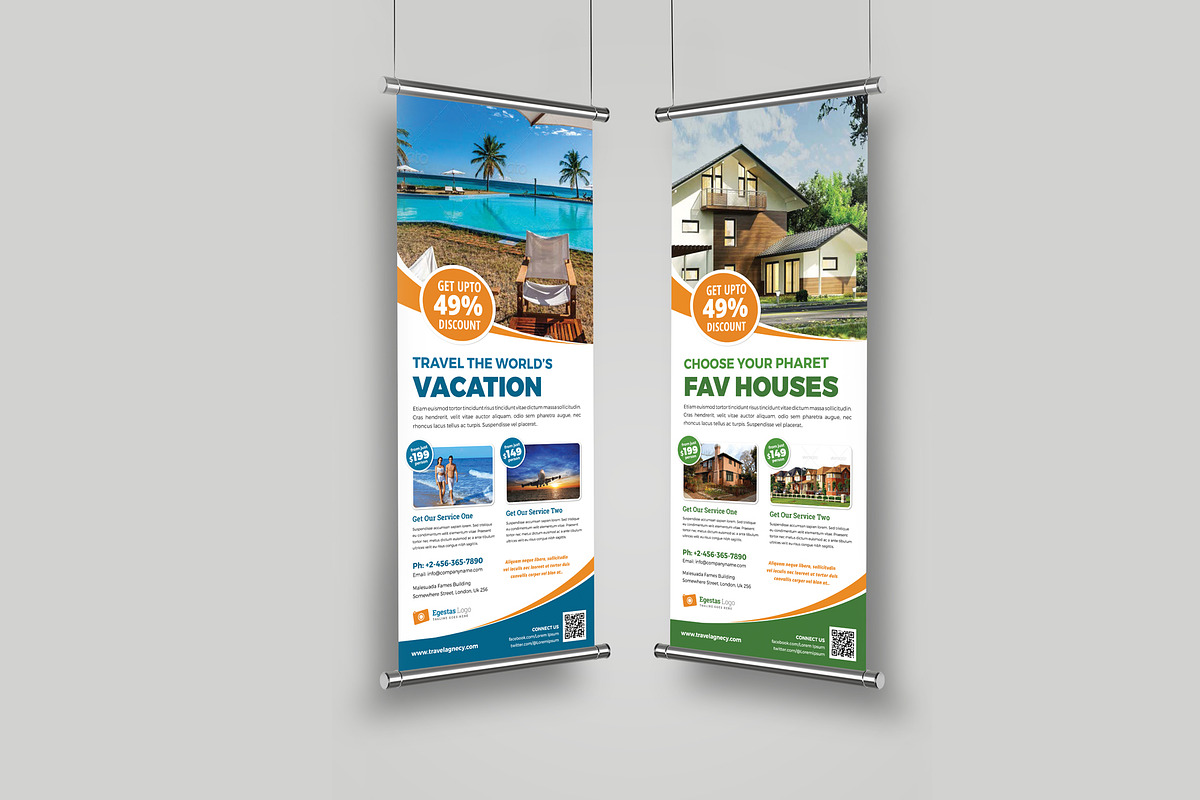 Multipurpose Roll Up Banner Signage, a Flyer Template by JanySultana (Photo 3 of 5)