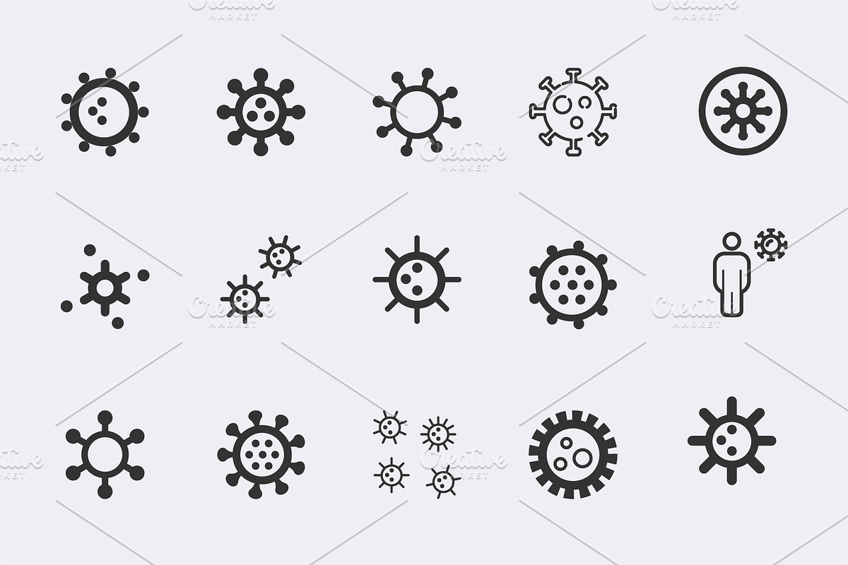 Coronavirus icons+illustrations set, a Healthcare Illustration by Vector_Art (Photo 3 of 20)