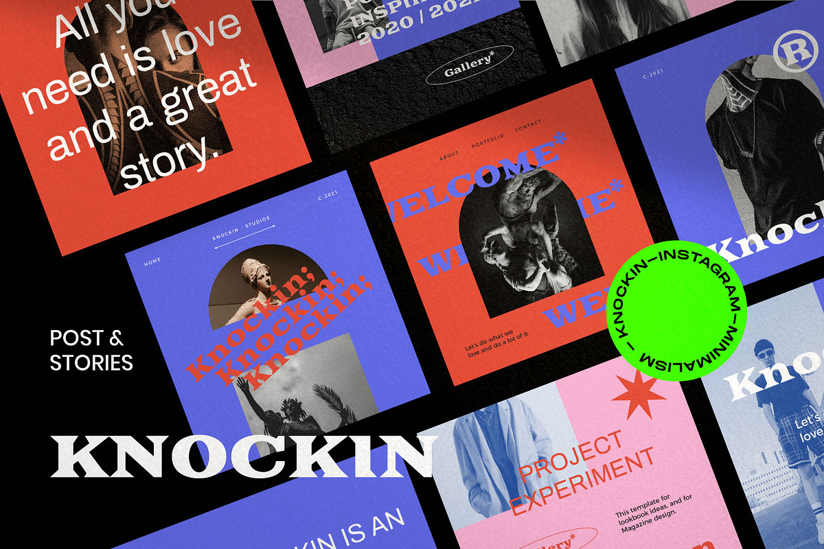 KNOCKIN - New Hype Social Media, a Social Media Template by Dirtytemp Studio (Photo 3 of 14)