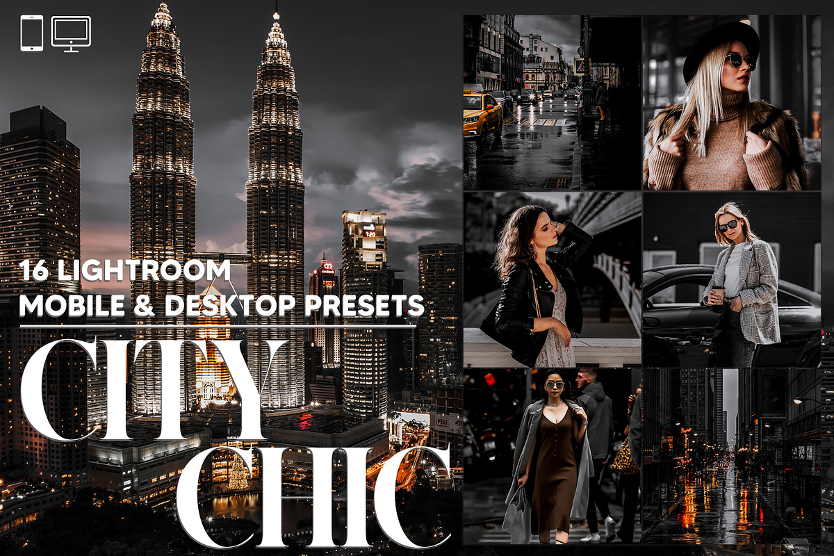 16 City Chic Lightroom Presets, a Preset Add-On by Hue Palettte Studio (Photo 1 of 10)