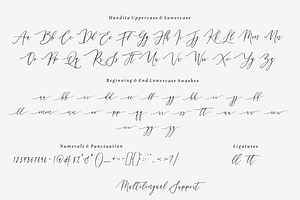 Handita - Calligraphy Font