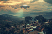 97 UFO objects flying in the sky, a Transportation Photo by Handmadefont (Thumbnail 11 of 101)
