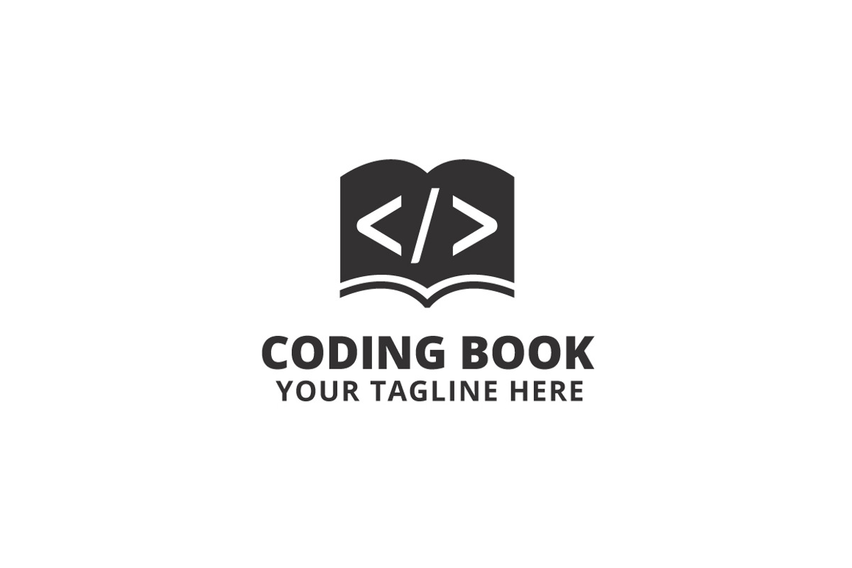 Coding Book Logo Template, a Branding & Logo Template by Logo20