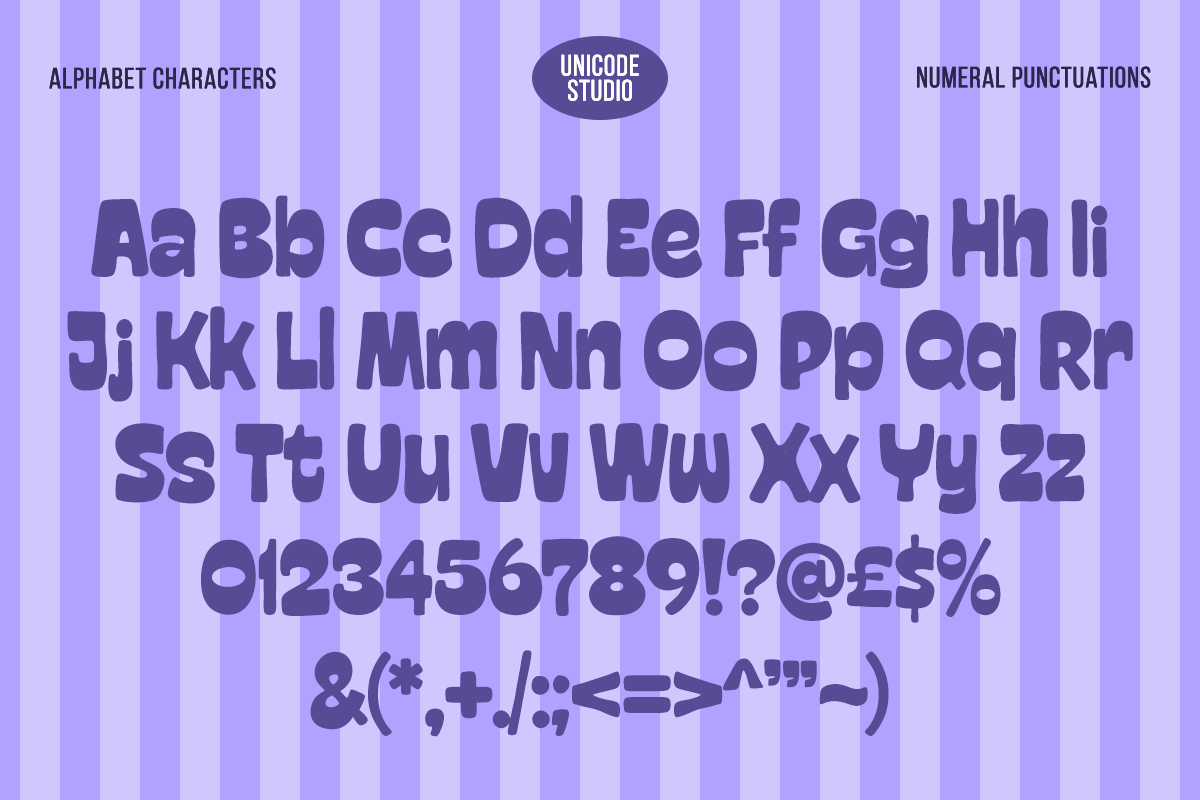 Mickyland - Playful Display Font, a Sans Serif Font by Unicode Studio (Photo 13 of 15)