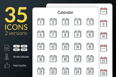 Calendar Icons