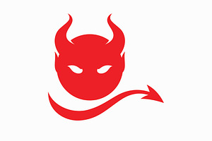 Devil logo symbol vector template, a Graphic by T.Vooka