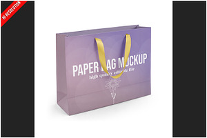 Premium Paper Bag Mockup, a Packaging Mockup by Bruno's Shop