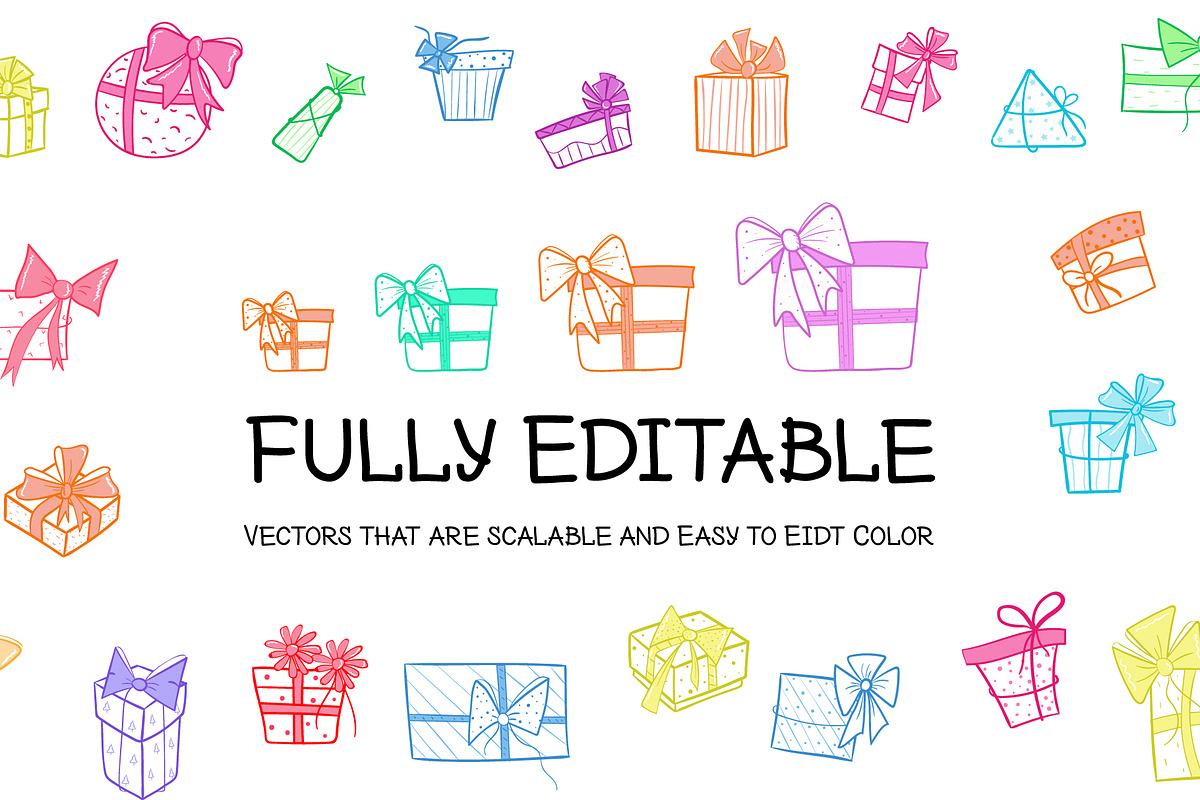 Doodle Gifts, a Background Graphic by Brickclay (Photo 2 of 5)