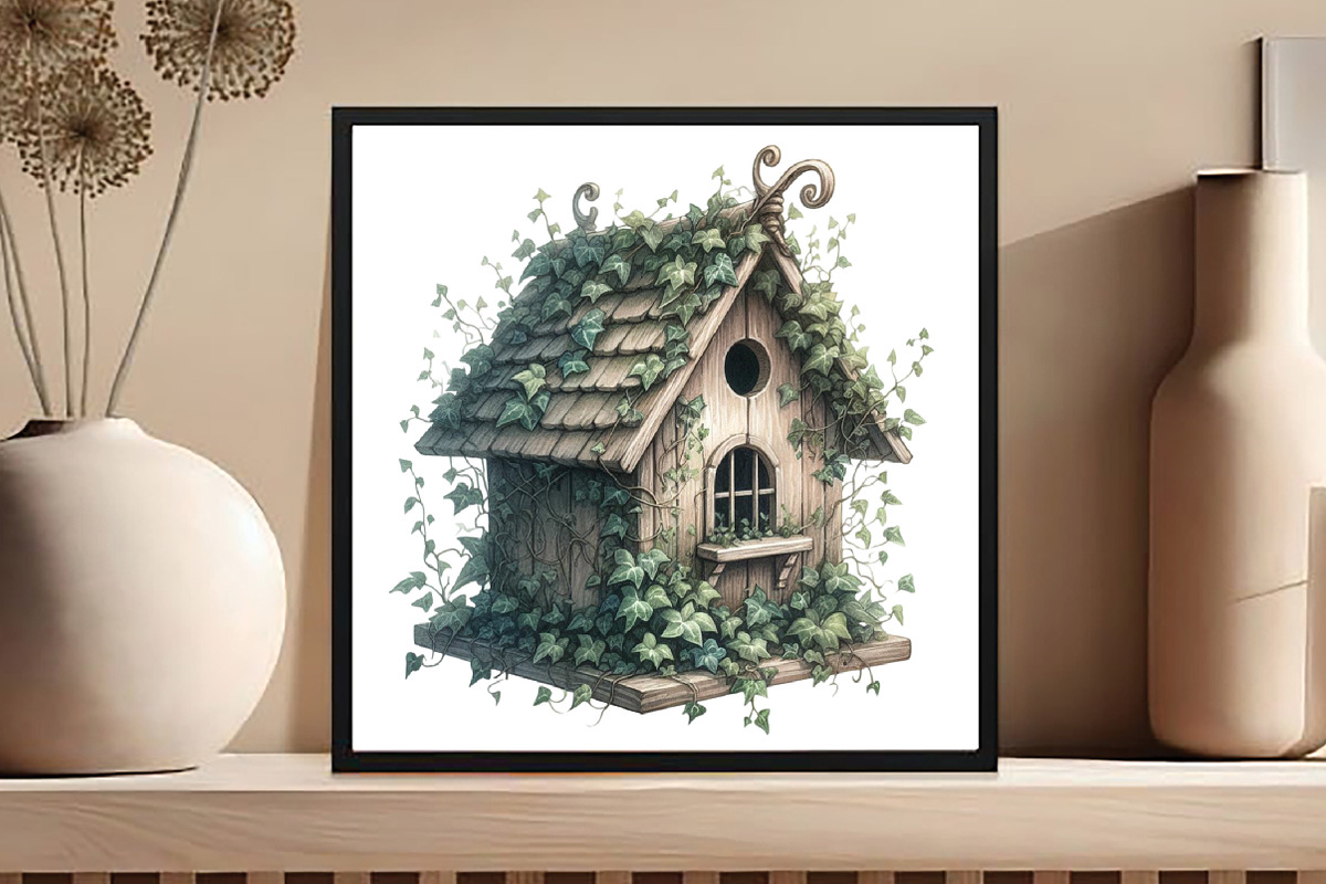 Spring Bird House ClipArt's, an Illustration by DreamCafeArt (Photo 4 of 5)