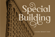 Floura Bright, a Serif Font by ahweproject (Thumbnail 9 of 10)