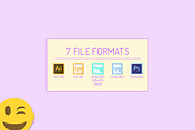 Big 36 Flat Style Vector Emoji set, an Emoji Icon by Pingebat (Thumbnail 3 of 3)