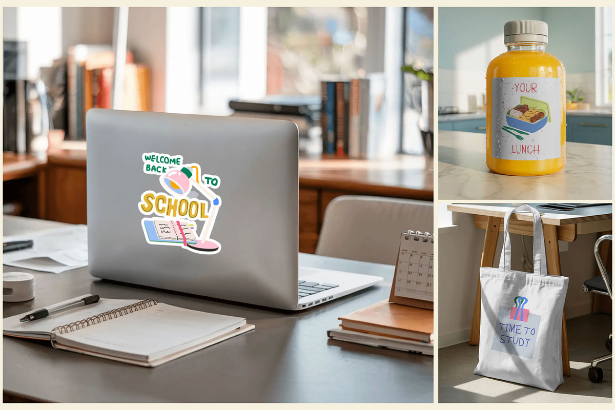 Back to school vector illustration, an Education Illustration by Luamor (Photo 8 of 9)