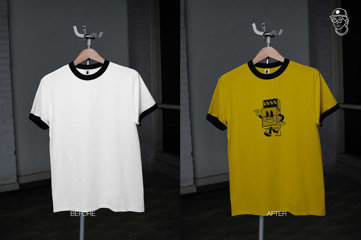 ESSENTIALS T-SHIRT MOCKUPS BRAND, a Shirt Mockup by made_by_nope (Photo 1 of 10)