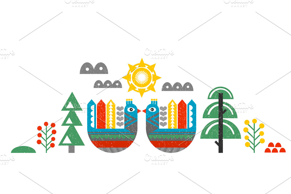 Scandinavian style, an Animal Illustration by eka panova (Photo 2 of 3)