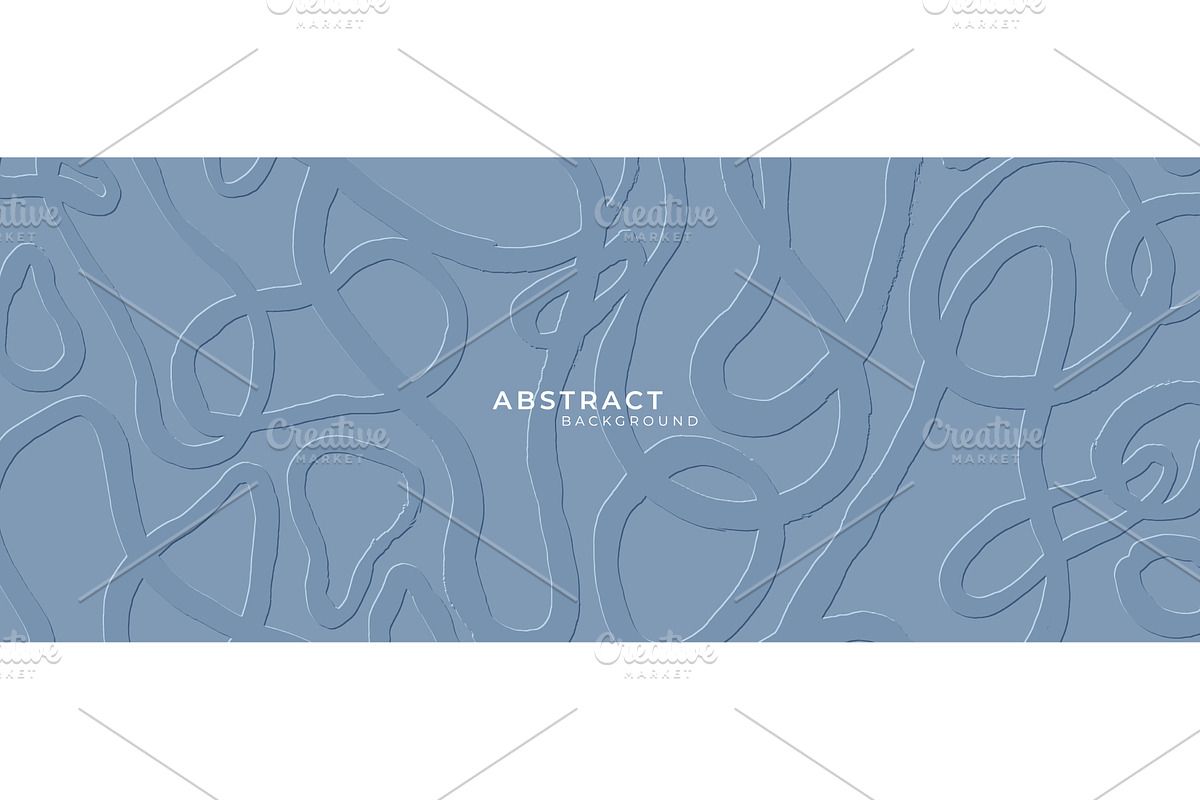 Abstract hand drawn brush strokes, an Illustration by Mila Di Art