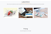 Simple Landing Page, a HTML Template by Sajida Salim (Thumbnail 3 of 3)
