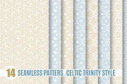 Seamless patterns in celtic style, a Pattern Graphic by RevelStockart (Thumbnail 1 of 15)