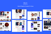 Headlines - News & Magazine Template, an UI Kit Template by YoArts (Thumbnail 2 of 4)