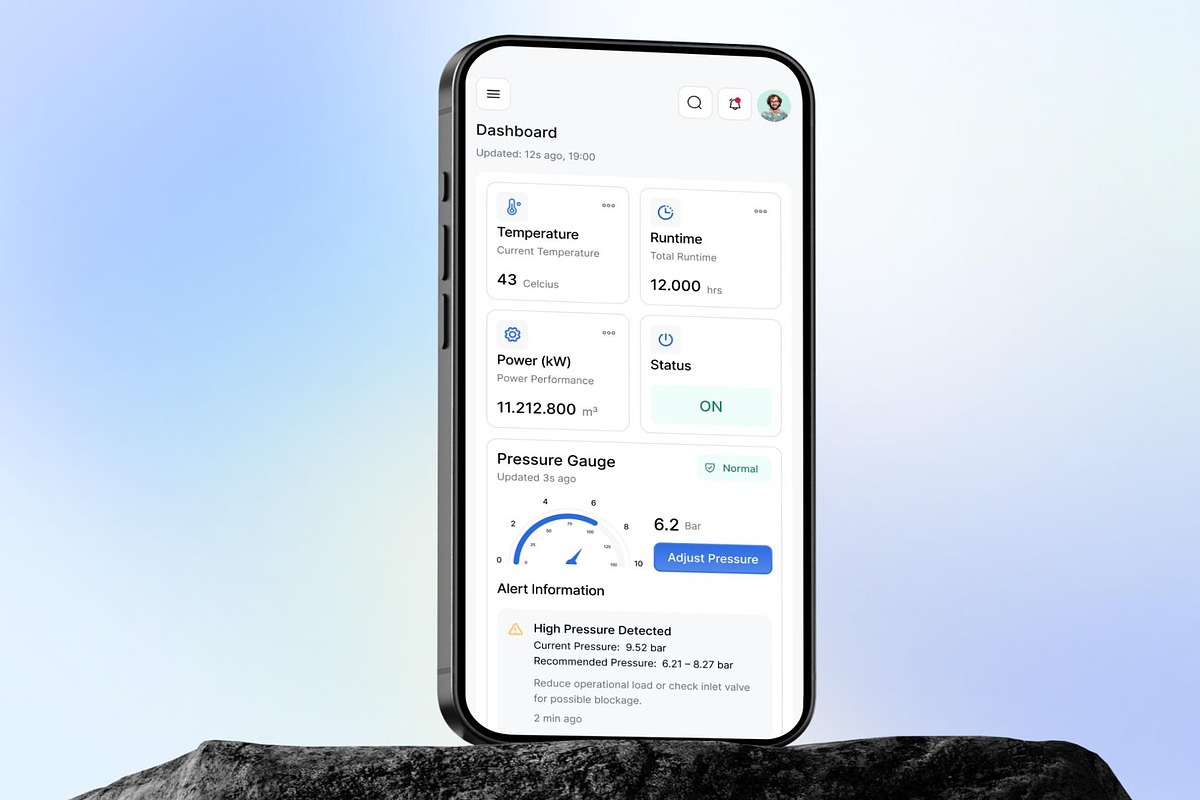 Smarty Air Dashboard, an UI Kit Template by Creative Perspective (Photo 3 of 8)