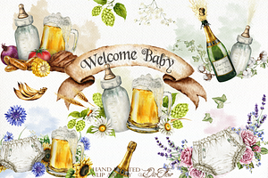 Welcome Baby Illustration