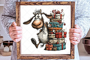 Cute Animals Christmas Clipart, an Illustration by SinaCreation (Thumbnail 5 of 6)