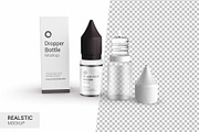 Dropper Bottle with Box Mockup, a Product Mockup by graphypix (Thumbnail 2 of 3)
