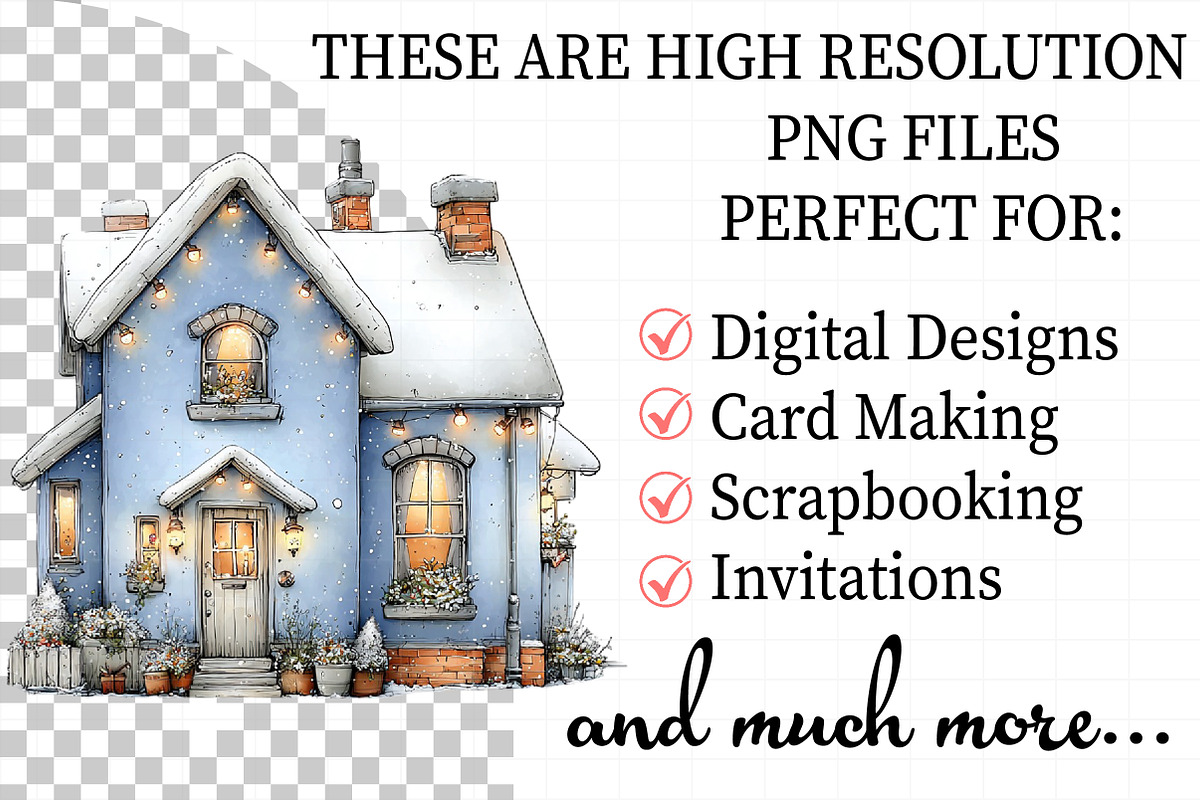Cozy Christmas Clipart Bundle, an Illustration by Daily.Designs (Photo 2 of 5)