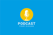 Podcast Microphone Logo Bundle, a Branding & Logo Template by Dyn Studio (Thumbnail 4 of 6)