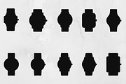 Watch Silhouette SVG, a Technology Illustration by newminddesign (Thumbnail 1 of 3)