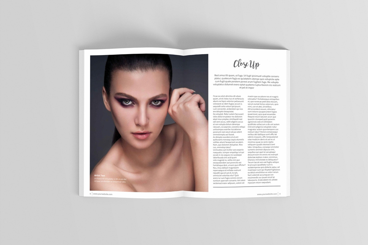 Magazine Template, a Magazine Template by BoriesBechker (Photo 6 of 18)