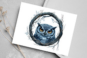 Watercolor Spooky Halloween Frames, an Illustration by Canvas Craft (Thumbnail 6 of 8)