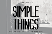 Simple Things, a Script Font by InermediaSTUDIO (Thumbnail 1 of 8)