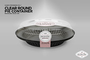 Clear Pie Container Packaging Mockup, a Product Mockup by INCDesign (Thumbnail 5 of 8)