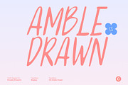 CS Amble Drawn, a Handwritten Font by Craft Supply Co. (Thumbnail 1 of 8)