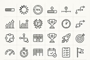 Bundle Online Learning Outline Icons, an Outline Icon by adenpinkstore (Thumbnail 12 of 23)