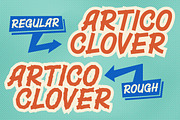 VT Artico Clover – Retro Brush Font, a Handwritten Font by ViactionType (Thumbnail 3 of 12)