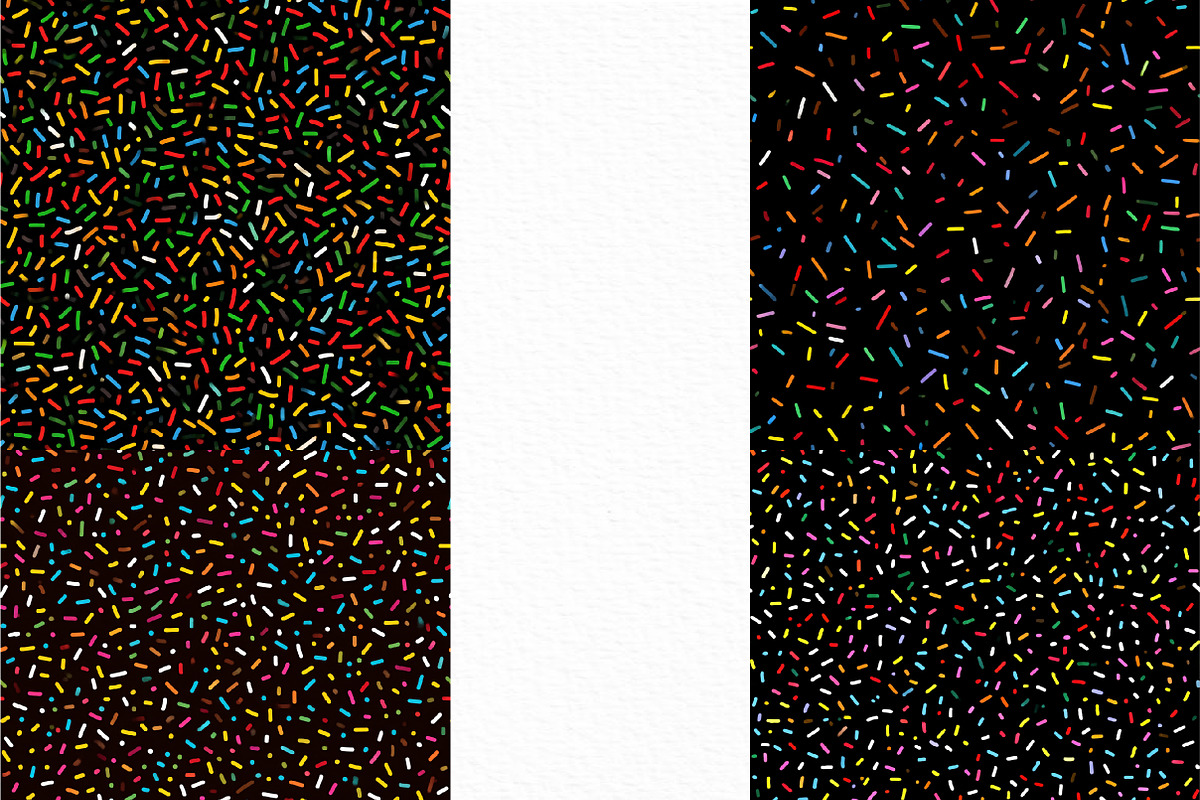 Rainbow Sprinkles Seamless Pattern, an Illustration by Craft Nest (Photo 5 of 6)