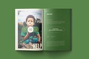 Charity Newsletter Brochure Template, a Brochure Template by Designsoul14 (Thumbnail 5 of 8)