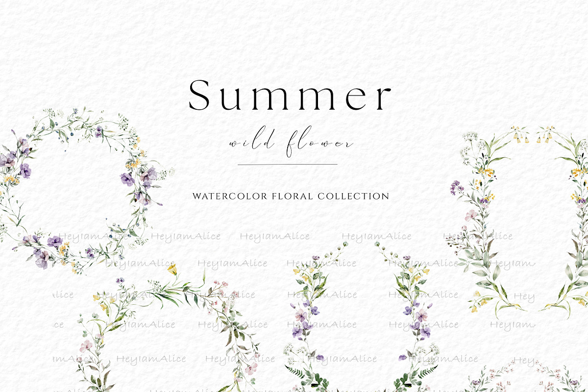 Summer Wild Flower, a Decorative Illustration by heyiamalice (Photo 5 of 9)