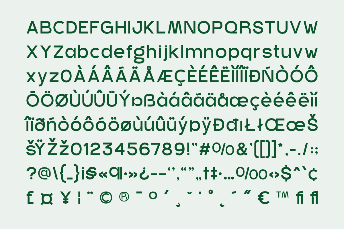Quera - Geometric Corporate Font, a Sans Serif Font by Pandeka Studio (Photo 7 of 7)