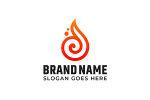 Fire Logo Template