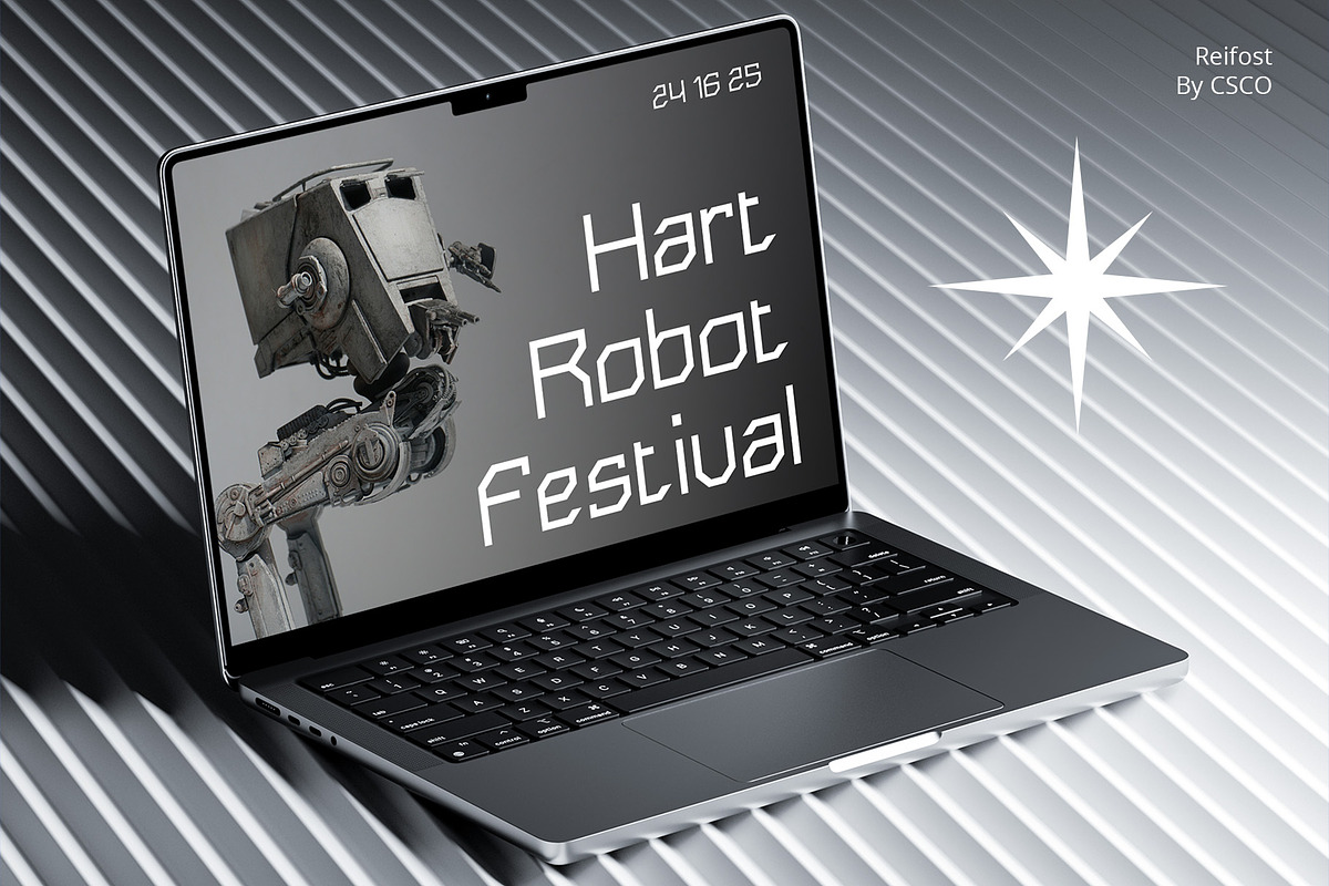 Reifost – Tech Typeface, a Sans Serif Font by Craft Supply Co. (Photo 7 of 8)