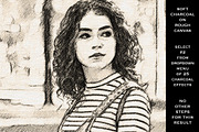 25 Master Class Charcoal Effects PSE, an Action Add-On by Pencil Pixels (Thumbnail 6 of 17)